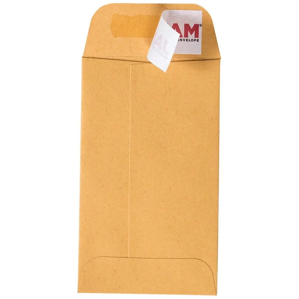 250 pack) JAM Paper #3 Coin Business Commercial Envelopes w/ Peel & Seal Closure
